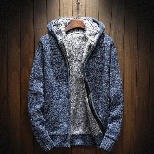 Calder Wool Zip Cardigan