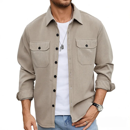 Fine-Wale Corduroy Shacket