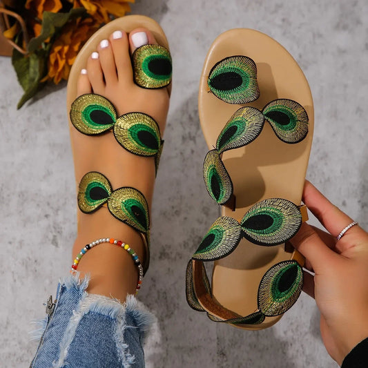 Pluma Feather Sandals
