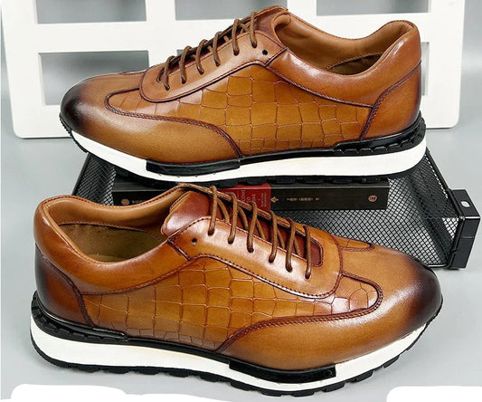 Sutton Croc Sneakers